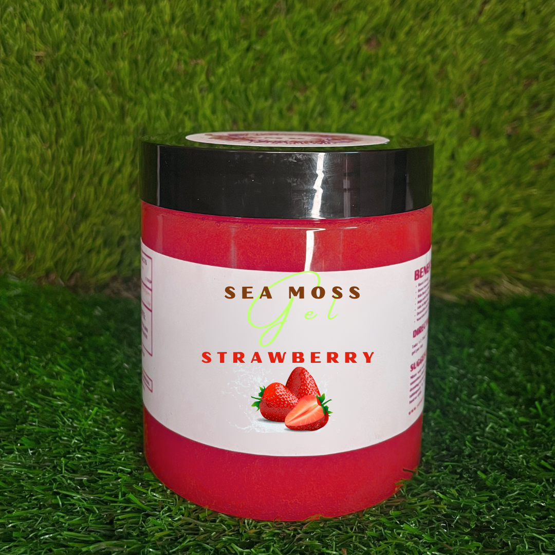 Strawberry Flavored Sea Moss Gel