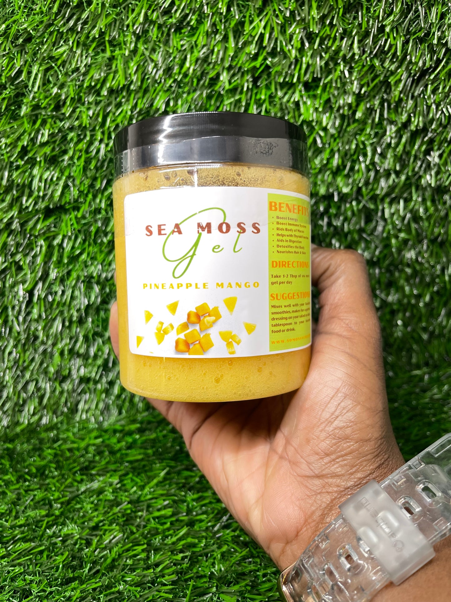 Pineapple Mango Flavored Sea Moss Gel
