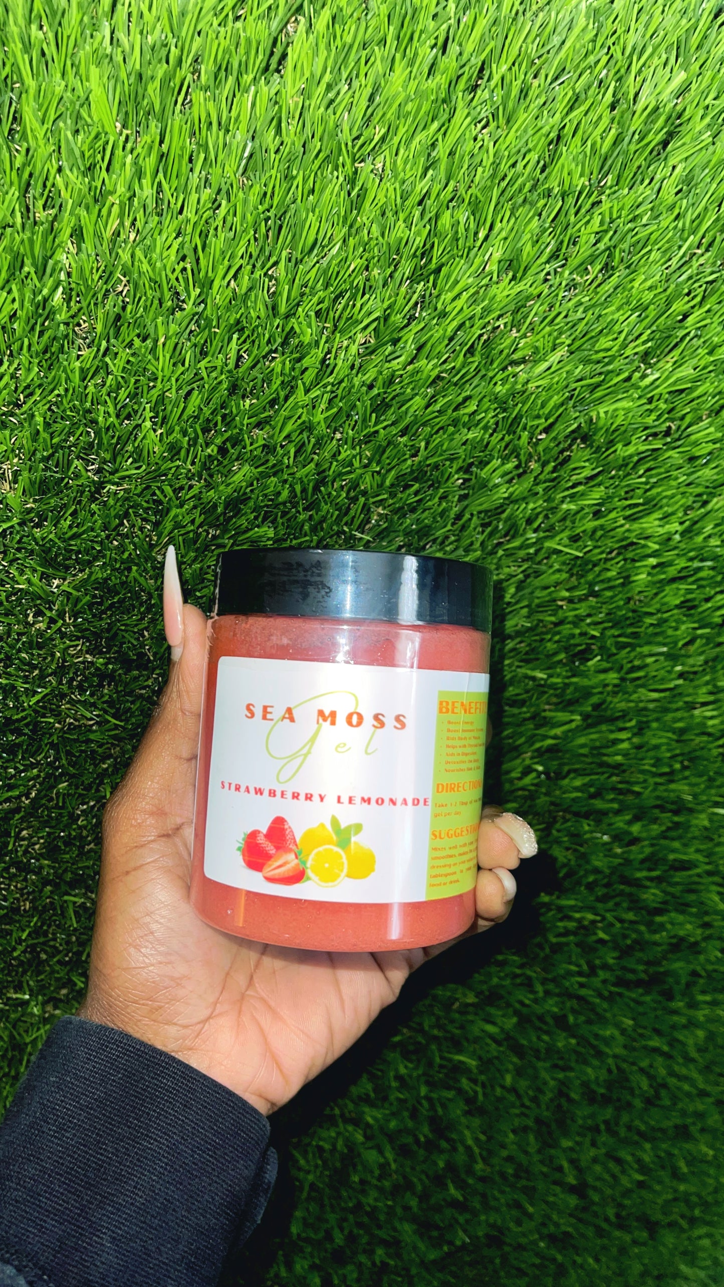 Strawberry Lemonade Flavored Sea Moss Gel