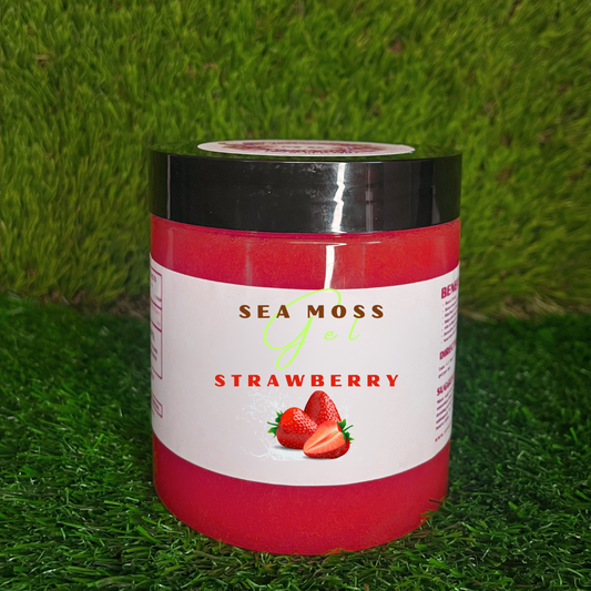 Strawberry Flavored Sea Moss Gel